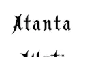 "Atlanta " tattoo design idea