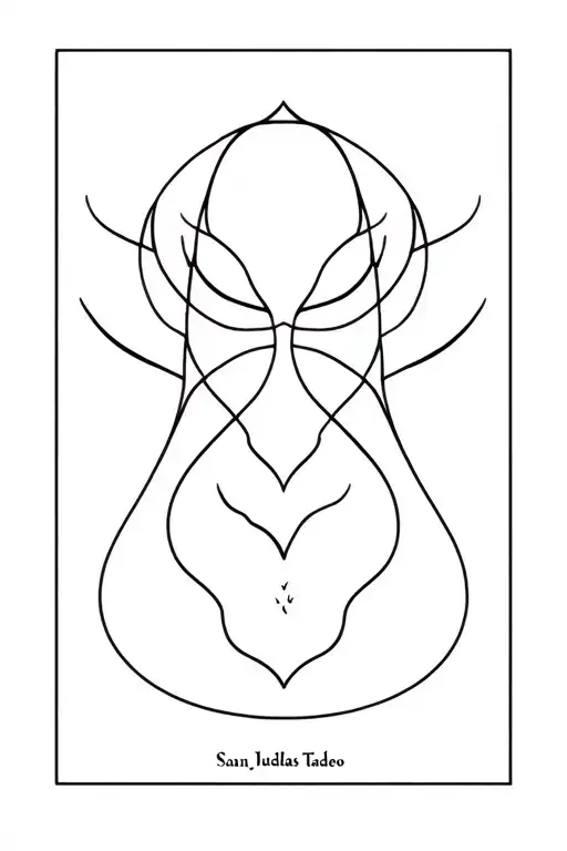 Sann Judas Tadeo tattoo design idea