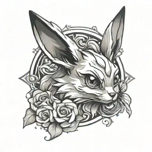 Eevee tattoo design idea