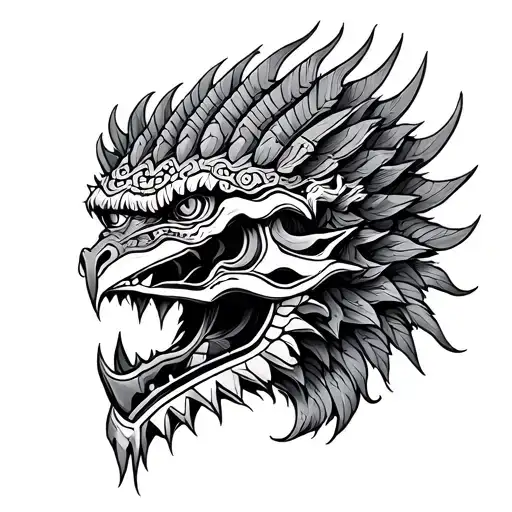 Kukulkan tattoo design idea