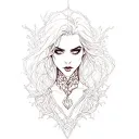 vampire diaries tattoo design idea