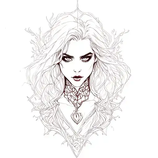 vampire diaries tattoo design idea