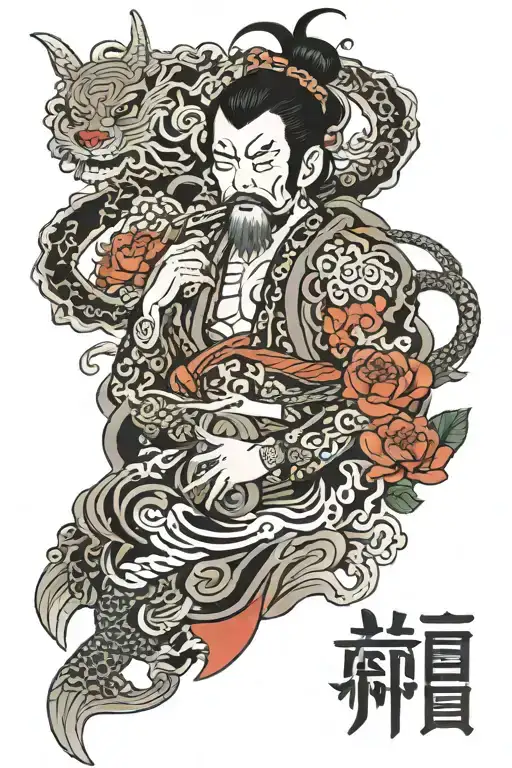 relationship with god tattoo design idea