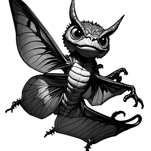 Mothra tattoo design idea