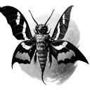 Mothra tattoo design idea
