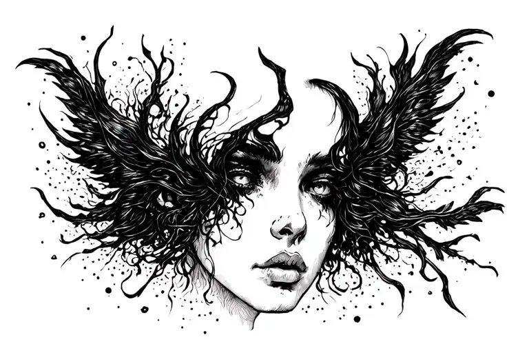 lost soul leaving tattoo design idea