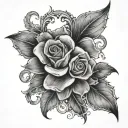 Pubic tattoo design idea