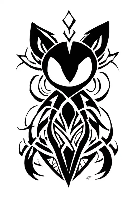kuromi x mcr tattoo design idea