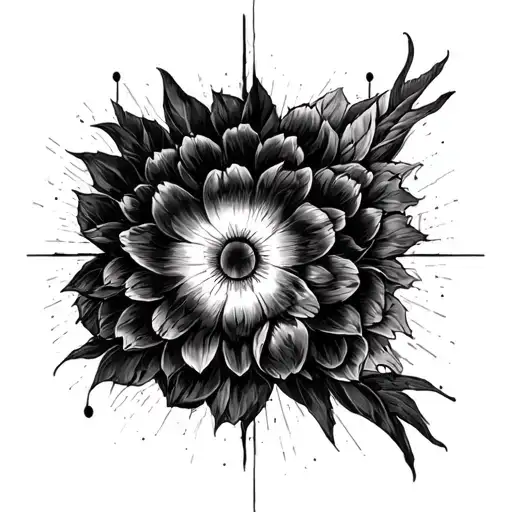 Make a tattoo sketch in the form of an audio message signalgram tattoo design idea