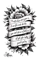 bible scripture tattoo design idea