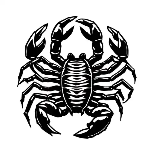 scorpion spelling out the name Julian with the scorpio zodiac sign  tattoo design idea