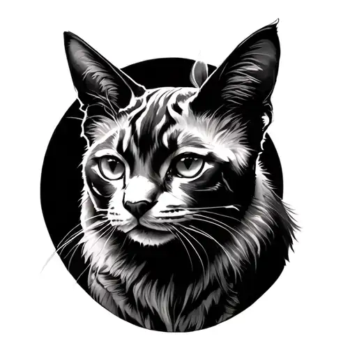 papillon sphinx tattoo design idea