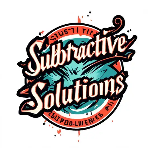 "Subtractive Solutions" "Subtractive Solutions" Shop Logo tattoo design idea