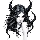 Succubus Womb tattoo design idea
