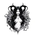 Succubus Womb tattoo design idea