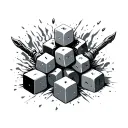 ARENA CLUE WITH CUBES AND VINKINGA BRUJULA tattoo design idea