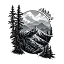 Pnw tattoo design idea