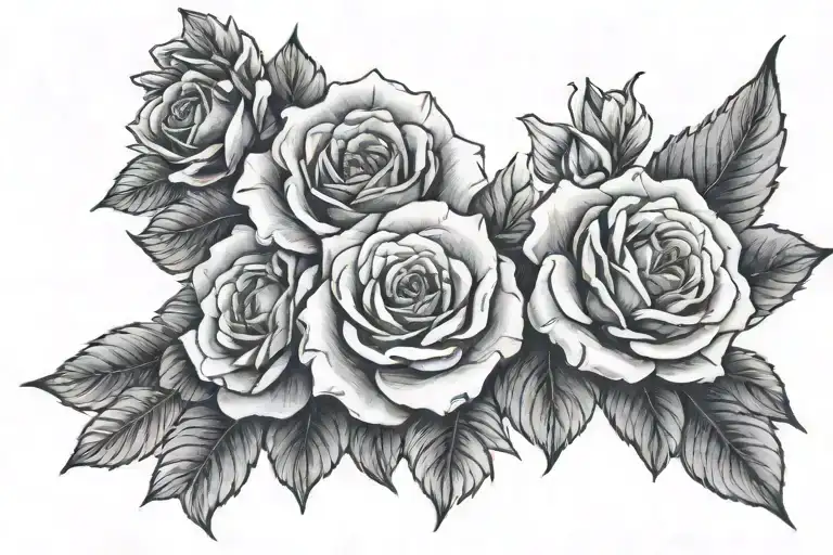 grandmother's memory  tattoo design idea
