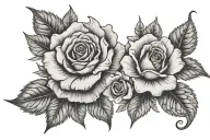 grandmother's memory  tattoo design idea