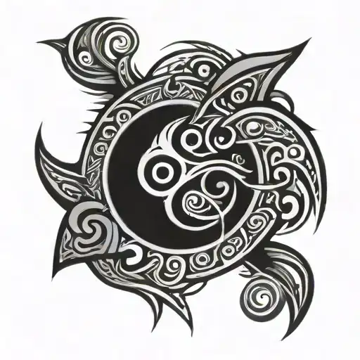 777 z tribal inspired design tattoo design idea