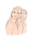 mother of two sons Artem and Alexander tattoo design idea