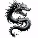 Vietnamese Dragon tattoo design idea