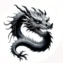 Vietnamese Dragon tattoo design idea