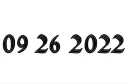 "09 26 2022" tattoo design idea