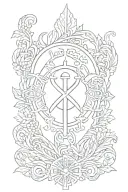 epilepsy symbol  with words " your life was a blessing, your memory a treasure" with date 10/23/21 in Roman numerals  tattoo design idea