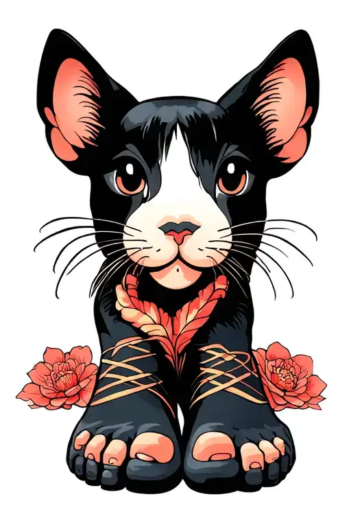 kids feet than live on my tattoo design idea