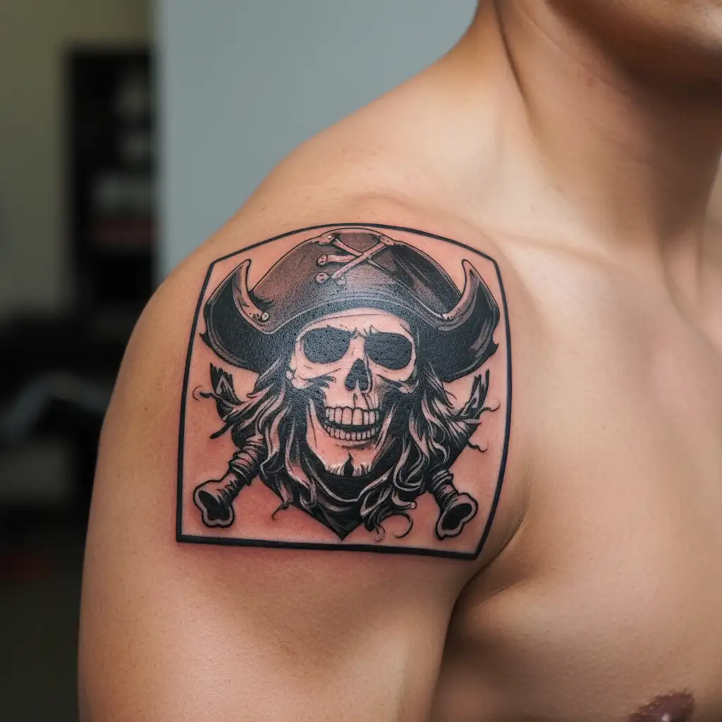 Pirate tattoo design idea