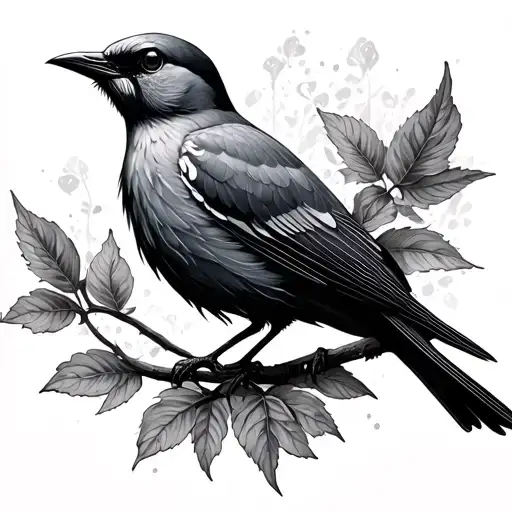 Swift Bird tattoo design idea