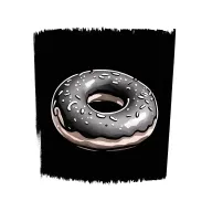 Donut tattoo design idea