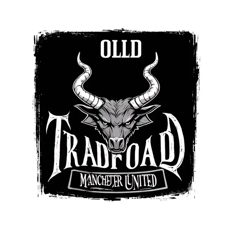 "Old Trafford" Manchester United Devil tattoo design idea