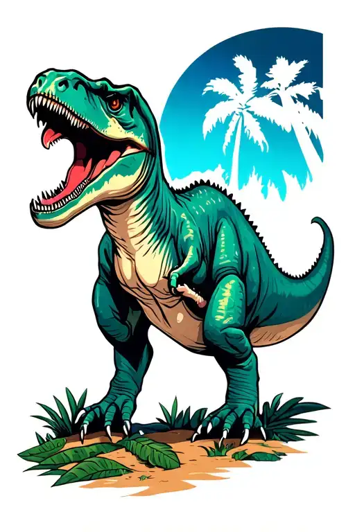 Jurassic Park tattoo design idea