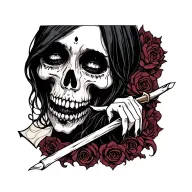 Friend tattoo design idea