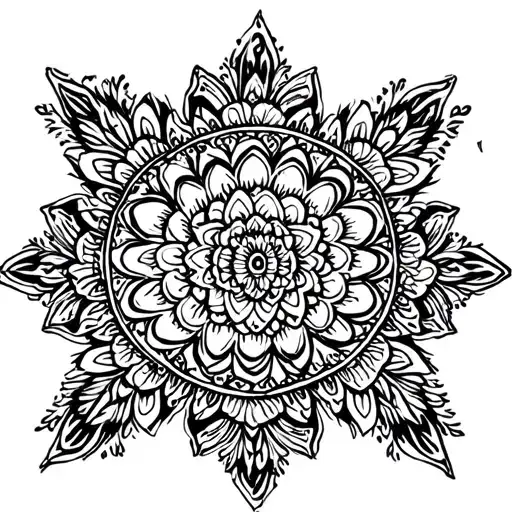 mandala cuff tattoo tattoo design idea