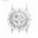 psalm 23:4 tattoo design idea