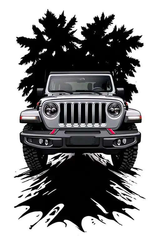 Jeep wrangler tattoo design idea