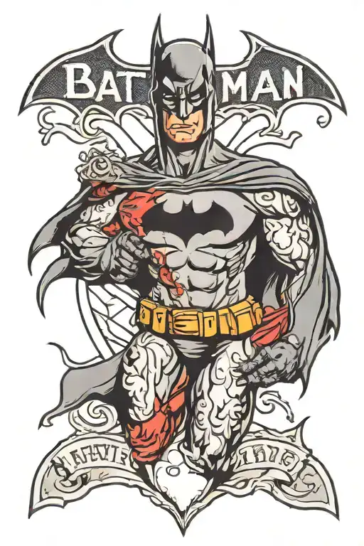 batman tattoo design idea