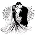 Wedding Anniversary tattoo design idea