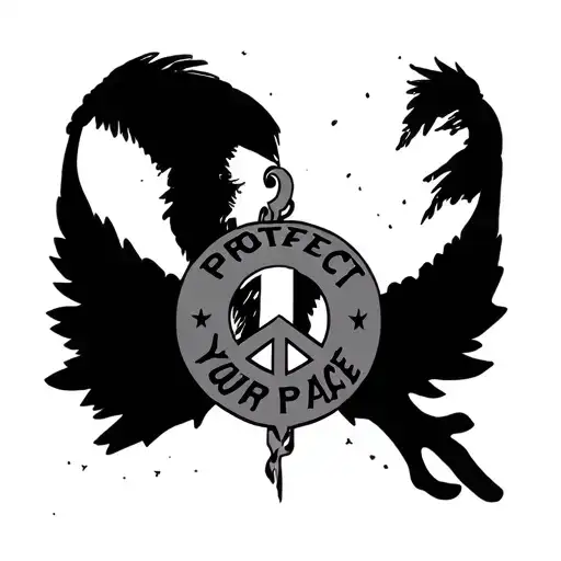 protect your peace tattoo design idea