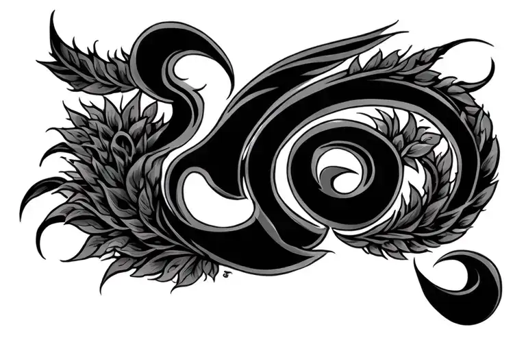 Sanskrit symbol for 'hanuman' tattoo design idea