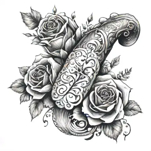 "To live for the hope of it all" length ways down your forearm  tattoo design idea