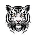 Chinese Tiger tattoo design idea