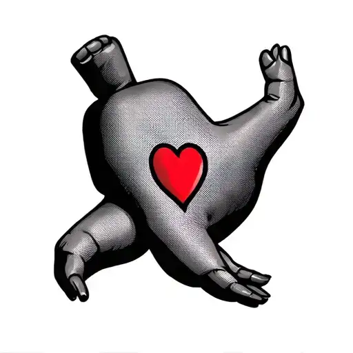 domestic violence survivor puppet health symbol incorporated tattoo design idea