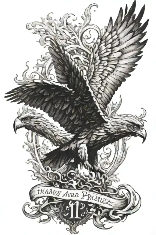 harry potter phoenix rising from the ashes tattoo design idea