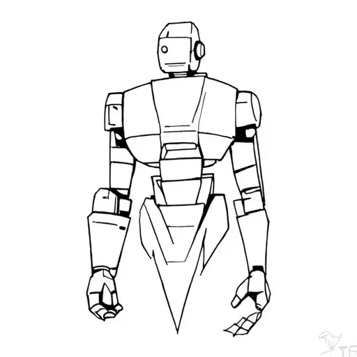 iron giant tattoo design idea