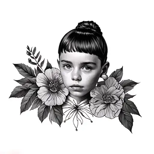 Millie bobby brown tattoo design idea