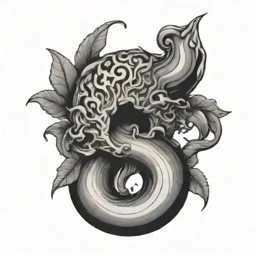 Butthole tattoo design idea